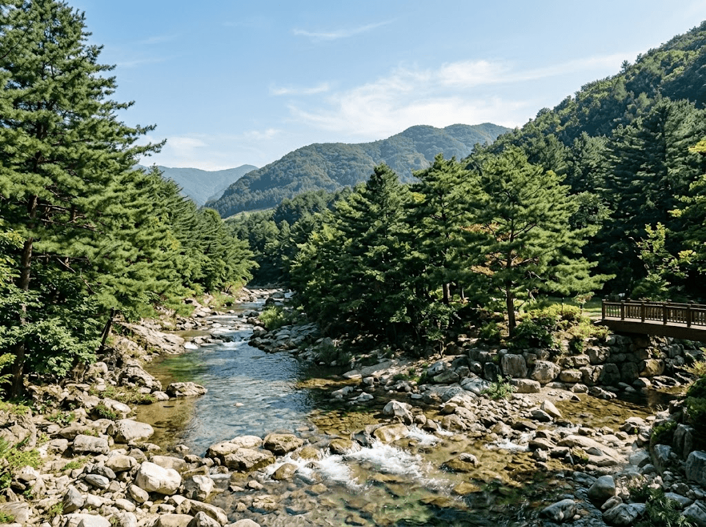 하늘정원 펜션 풍경